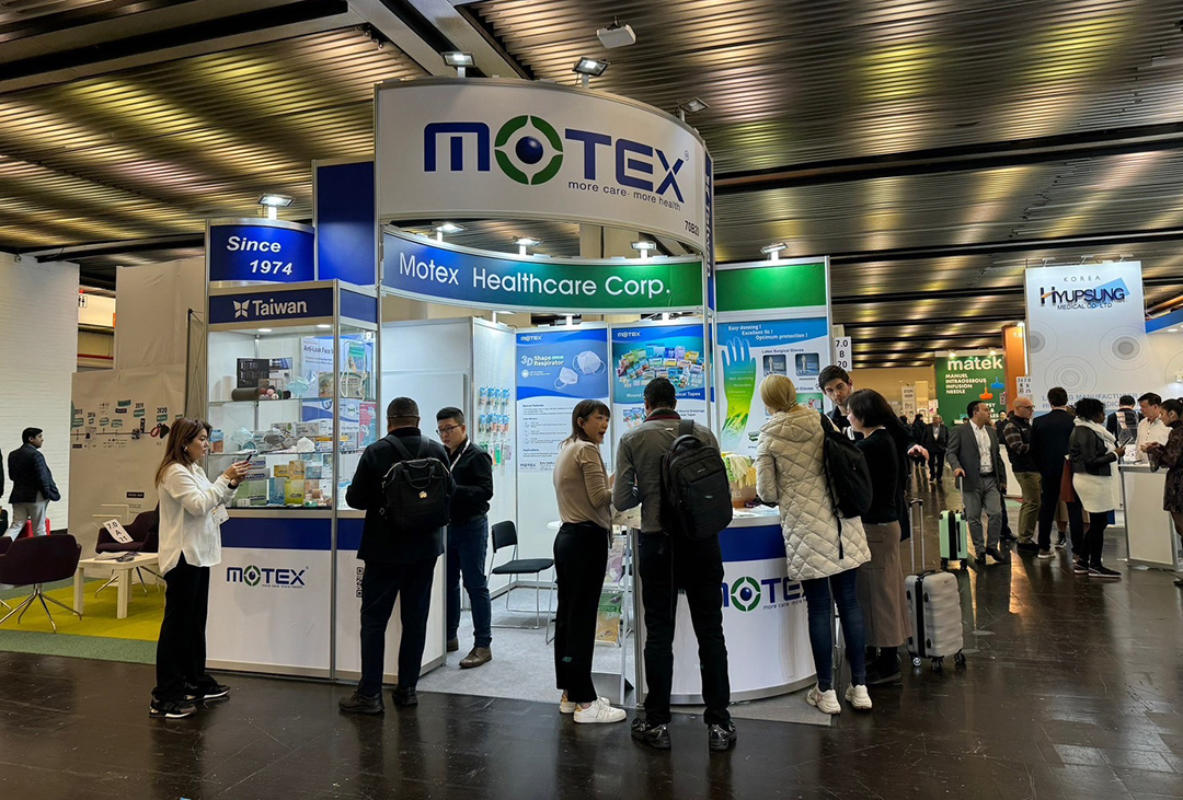 Motex Healthcare showcased eco-friendly masks, FFP2 masks, and various products at MEDICA 2024, attracting a steady flow of visitors.