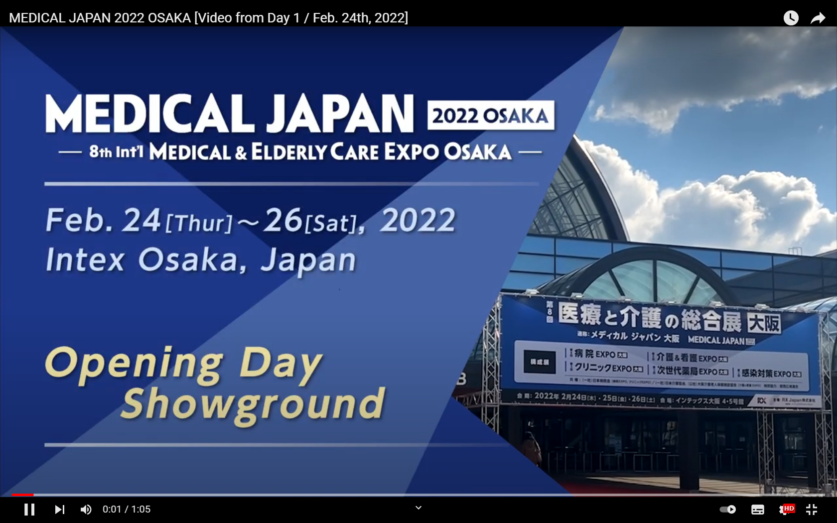 Medical Japan 2022 Osaka Opening